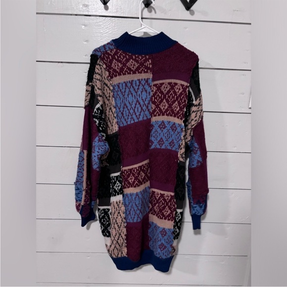 Free People Argyle Sweater Dress - Picture 3 of 4